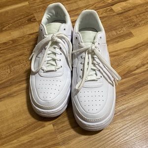 Nike Air Force 1 Jester sneakers in triple white